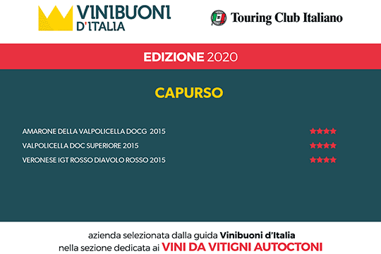 Vini Capurso in VInibuoni d'Italia del Touring Club Italiano